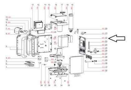 Imagem de Tampa Traseira Purificador Electrolux Pe11x A12435801 Orig