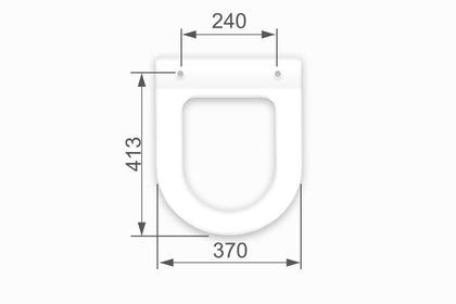 Imagem de Tampa Vaso Calypso Incepa Cinza Claro Almofadado Durin