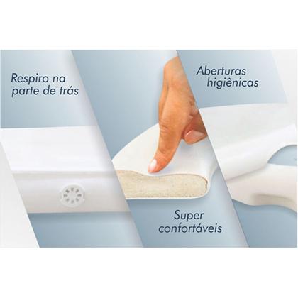 Imagem de Tampa Vaso Sanitario Almofadado Acento Sanitario Alumasa Branco