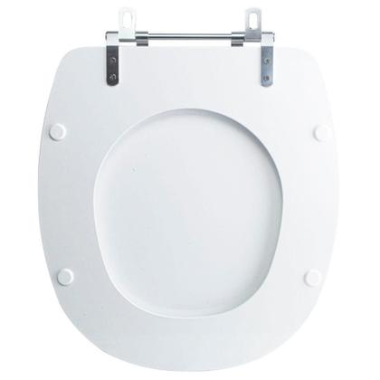 Imagem de Tampa Vaso Sanitário Madeira Laqueada Aspen Branco para bacia Deca