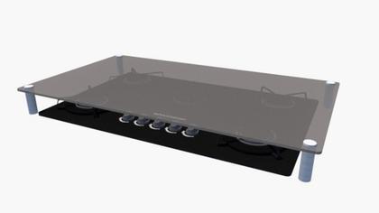 Imagem de Tampa Vidro Para Cooktop 4 Bocas Fischer Gás Proteção