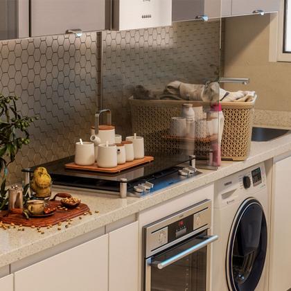 Imagem de Tampa Vidro Para Cooktop 4 Bocas Fischer Gás Proteção