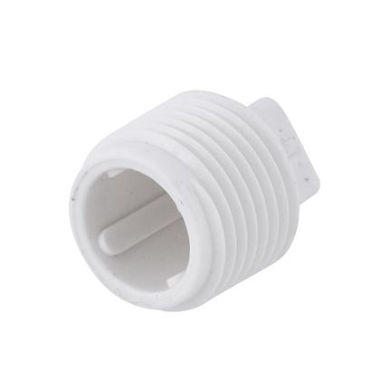 Imagem de Tampao,Plug PVC Branco Roscável 1/2 PLASTILIT