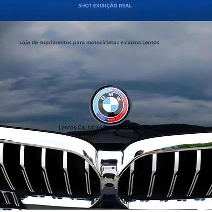 Imagem de Tampas De Roda Com Logotipo De Edição Limitada BMW 50o Aniversário 7 Peças Dianteiras E Traseiras