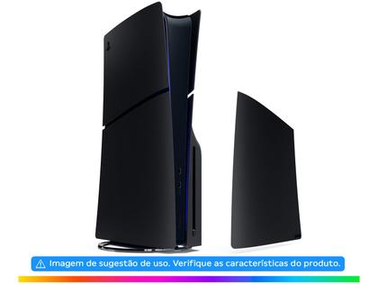 Imagem de TampaS PS5 Preto Original Sony PS 5 Com ou Sem Drive de Disco