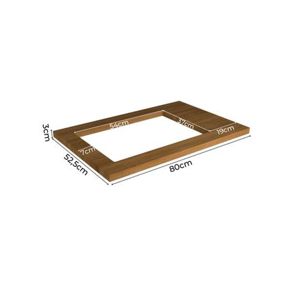 Imagem de Tampo 80cm Cooktop 4 Bocas Cozinha Milão