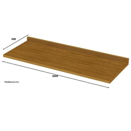 Imagem de Tampo de Cozinha Modulado p/ Balcão Essência 120cm Calcare - Henn