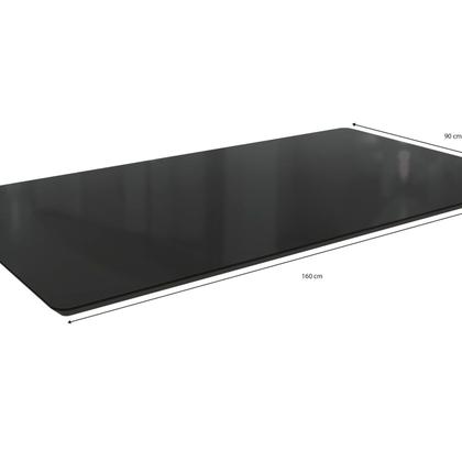 Imagem de Tampo de Vidro/MDF para Mesa de Jantar até 6 Lugares 160x90cm Preto