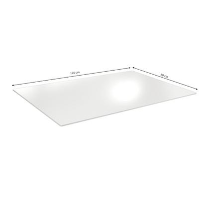 Imagem de Tampo de Vidro para Mesa de Jantar 120cm Transparente