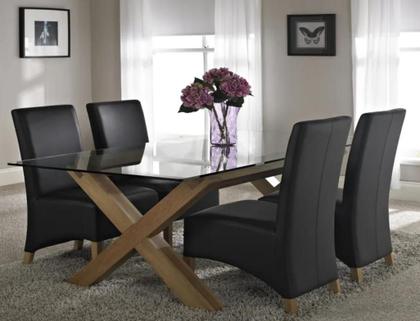 Imagem de Tampo de Vidro para Mesa de Jantar Família Retangular 8mm Incolor 1,00 x 1,00