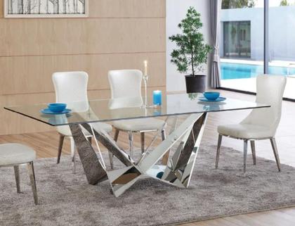 Imagem de Tampo de Vidro para Mesa de Jantar Família Retangular 8mm Incolor 1,00 x 1,00