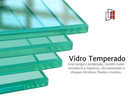 Imagem de Tampo de Vidro para Mesa de Jantar Família Retangular 8mm Incolor 1,00 x 1,00