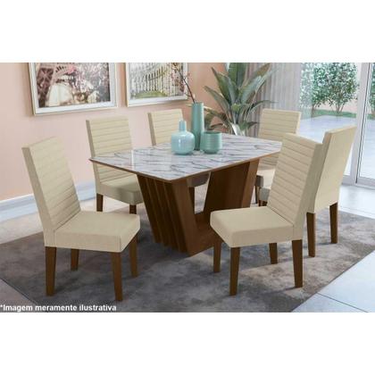 Imagem de Tampo Mesa Sala de Jantar Madeirado c/Vidro TA26 Retangular 90x160cm Polipropileno Preto - Kappesberg