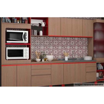 Imagem de Tampo p/ Balcão Cozinha    E603 60cm Polipropileno Branco - Kappesberg