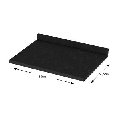 Imagem de Tampo p/ Balcão Cozinha Gabinete 60x53cm Duna - Henn