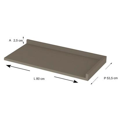 Imagem de Tampo p/ Balcão Cozinha Lyra 80cm Duna - Henn