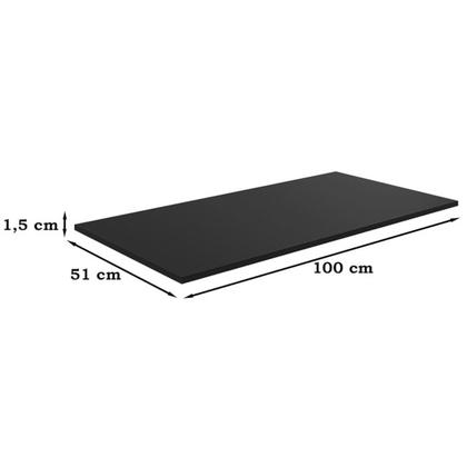Imagem de Tampo Para Balcao 100 cm Preto REAJL