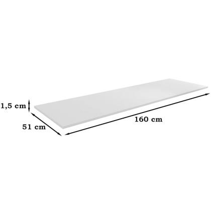Imagem de Tampo Para Balcao 160 cm Branco REAJL