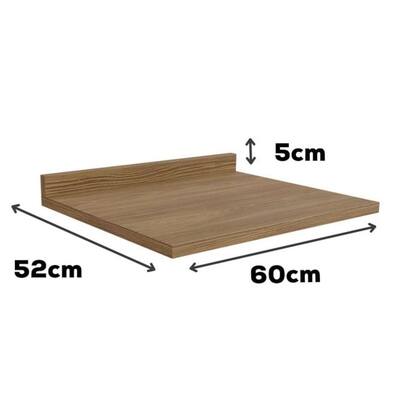 Imagem de Tampo Para Balcao 60 cm MDP E603 Nogueira Kappesberg