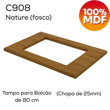 Imagem de Tampo Para Balcao Cooktop 80 cm C908 Americana Nature Henn