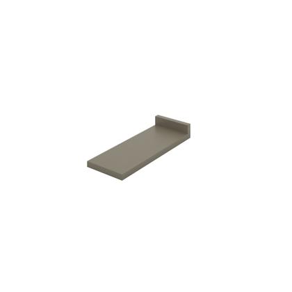 Imagem de Tampo para Balcão de Cozinha 100% MDF Aurora Espresso Móveis Cinza/Duna