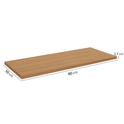 Imagem de Tampo para Balcão Planejado 80cm Soho CabeCasa MadeiraOriginals Marrom/Freijó