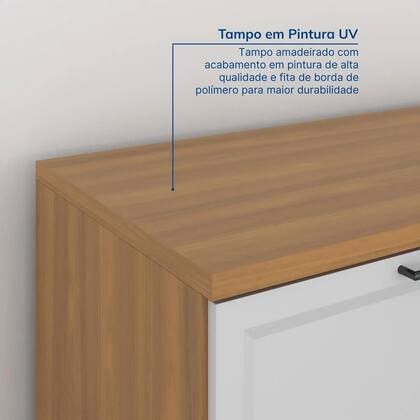 Imagem de Tampo para Balcão Planejado 80cm Soho CabeCasa MadeiraOriginals Marrom/Freijó