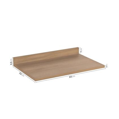 Imagem de Tampo para Balcão Planejado de Cozinha Resistente 80cm Acácia Ipanema CabeCasa MadeiraOriginals