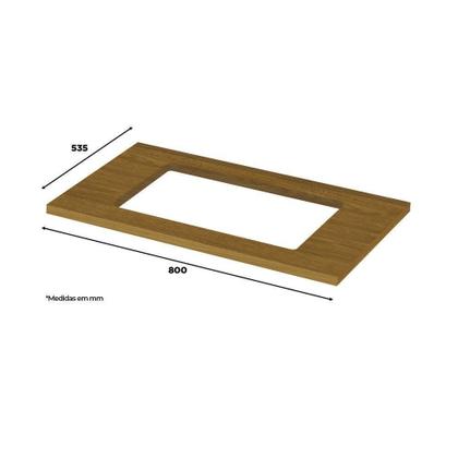 Imagem de Tampo Para Cooktop 80 Cm Henn Nature