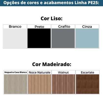 Imagem de Tampo Redondo 90 cm (Largura) P25 Pandin MDP 2,50 cm (altura) Cor Preto
