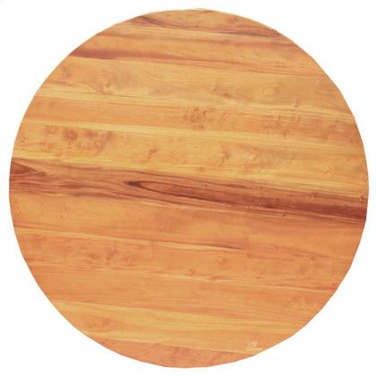 Imagem de Tampo Redondo De Madeira Maciça Cozinha Para Mesa Jantar 160 cm
