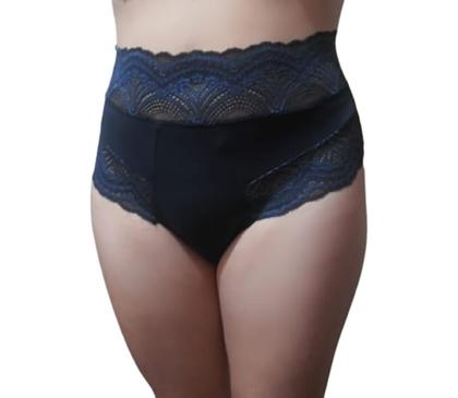 Imagem de Tanga Cintura Alta Fio Luane Rendada Com Forro Lingerie Calcinha  Renda Conforto Modelo Exportação