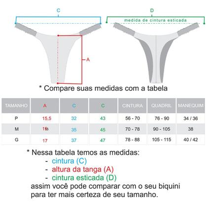 Imagem de Tanga Flora Tie Dye  Fio Dental  Elástico Frufru  Marquinha de Fita  Detalhe Uva