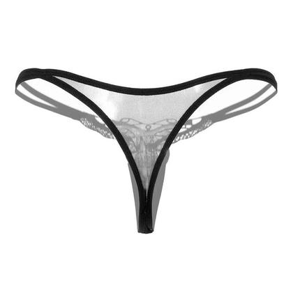 Imagem de Tangas De Renda Com Pérolas Para Mulheres, G String Sexy Transparente, Lingerie Feminina