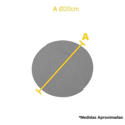 Imagem de Tangram Circular Em Eva Material Pedagógico Didático 10Peças