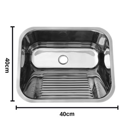 Imagem de Tanque 40x40 22L Aço Inox 304 Tamanho Compacto
