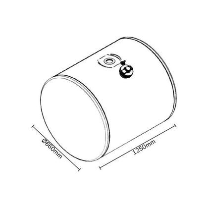 Imagem de Tanque Combustível Inox Scania S4 S5 S6 Ntg P/G/R - 400 Lts