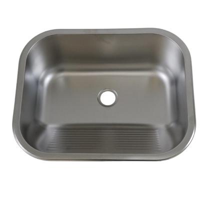 Imagem de Tanque de Aço Inox 55x45 com Cuba Ampla e Instalação Completa para Lavanderia
