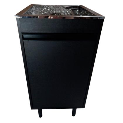 Imagem de Tanque de lavanderia Inox 30L Com Gabinete MDF 44cm