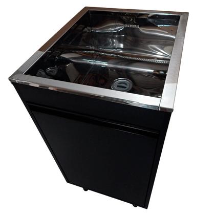 Imagem de Tanque de lavanderia Inox 30L Com Gabinete MDF 44cm