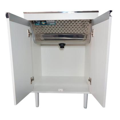 Imagem de Tanque de Lavanderia Inox 46L Com Gabinete MDF 61cm