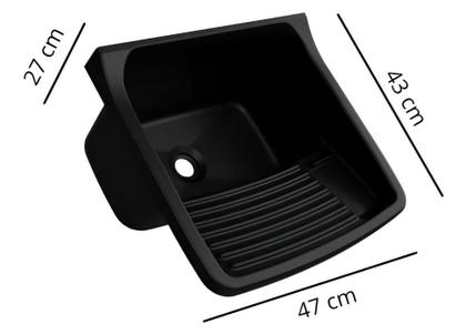 Imagem de Tanque De Plastico 22 Litros Para Lavar Roupas Astra