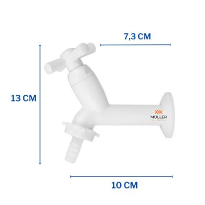 Imagem de Tanque de Plastico p/ Lavar Roupa + Sifão + Torneira Viqua