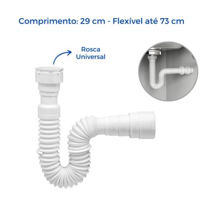 Imagem de Tanque de Plastico para Lavar Roupa com Sifão Torneira Viqua Valvula