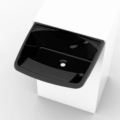 Imagem de Tanque de Plastico Preto 24L Com Válvula Metasul