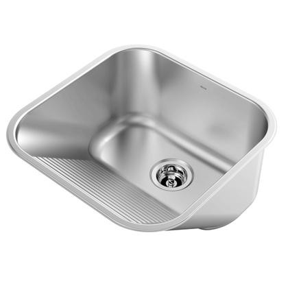 Imagem de Tanque Docol Loggica 25 L em Aço Inox Acetinado 40x40 cm