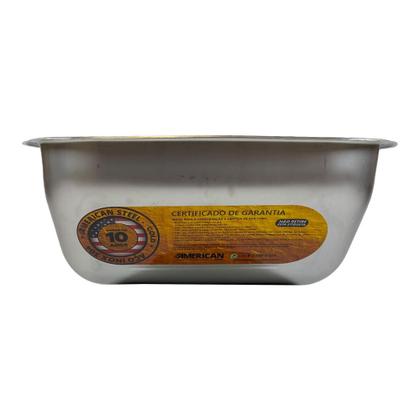 Imagem de Tanque Inox 40x34 Fosco - Sobrepor E Embutir + Válv American