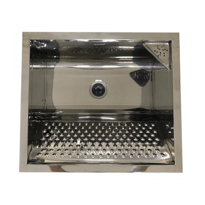 Imagem de Tanque inox 48lt para lavanderia com válvula