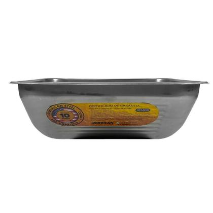 Imagem de Tanque Inox 50X40 fosco- Sobrepor E Embutir +Válvula