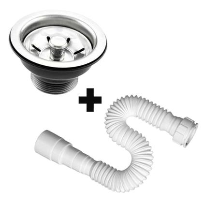 Imagem de Tanque Inox 50X40 fosco- Sobrepor E Embutir +Válvula